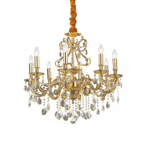 Pendelleuchte Ideallux Gioconda SP8 Oro Gold 8-flammig Kristall 060514 small 1