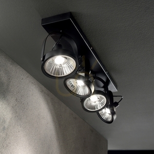 Plafond Ideallux GLIM PL1 Nero schwarz GU10 1-flammig 200231 2 Plafond Ideallux GLIM PL1 Nero schwarz GU10 1-flammig 200231 small 2