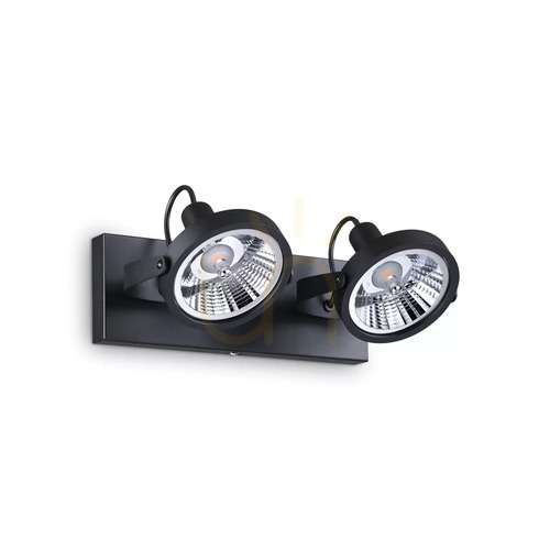 Prüfen Plafond Ideallux GLIM PL2 BIANCO weiß Metall 2xGU10 200200