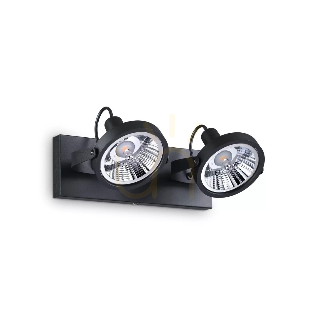 Aussicht Plafond Ideallux GLIM PL2 BIANCO weiß Metall 2xGU10 200200 Plafond Ideallux GLIM PL2 BIANCO weiß Metall 2xGU10 200200