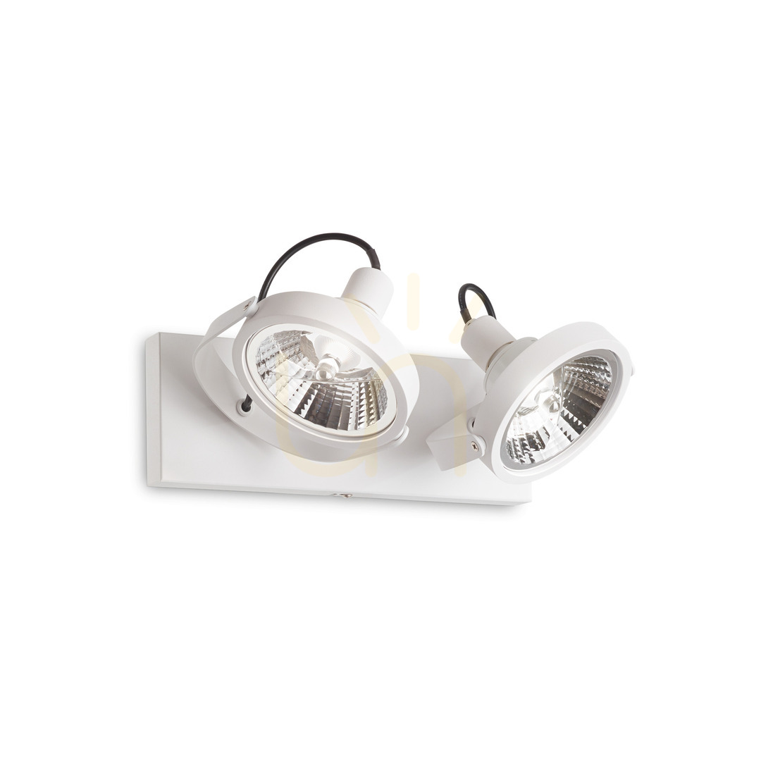 Anzeige Plafond Ideallux GLIM PL2 BIANCO weiß Metall 2xGU10 200200 Plafond Ideallux GLIM PL2 BIANCO weiß Metall 2xGU10 200200