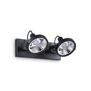 Plafond Ideallux GLIM PL2 Nero schwarz GU10 2-flammig 200248 3 Plafond Ideallux GLIM PL2 Nero schwarz GU10 2-flammig 200248 small 3