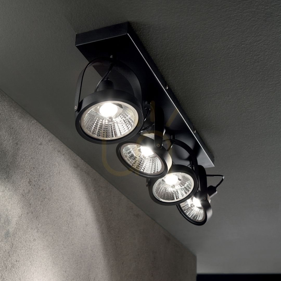 Vorschau Plafond Ideallux GLIM PL4 BIANCO weiß 4xGU10 200217 Plafond Ideallux GLIM PL4 BIANCO weiß 4xGU10 200217