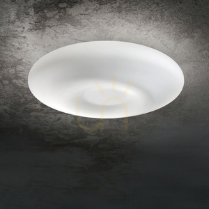 Plafond Ideallux Glory PL5 D60 weiß Glas 5xE27 019765 small 3