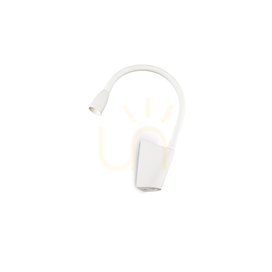 Prüfen Wandleuchte Ideallux Goose AP Bianco weiß LED 3W 142708 Wandleuchte Ideallux Goose AP Bianco weiß LED 3W 142708