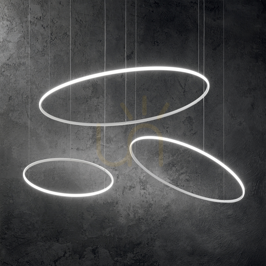 Vorschau Pendelleuchte Ideallux HulaHoop SP D081 LED 39W weiß 258768 Pendelleuchte Ideallux HulaHoop SP D081 LED 39W weiß 258768