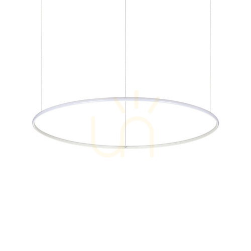 Prüfen Pendelleuchte Ideallux HulaHoop SP D100 LED 46W weiß 258751