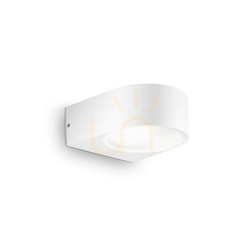 Prüfen Außenwandleuchte Ideallux IKO AP1 BIANCO weiß E27 018522