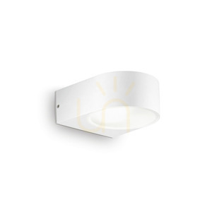 Außenwandleuchte Ideallux IKO AP1 BIANCO weiß E27 018522 small 0