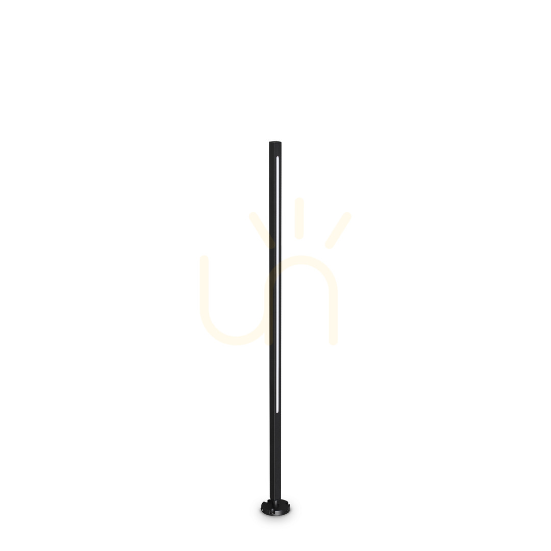 Prüfen Außenstehleuchte Ideallux JEDI H120 Nero Schwarz 19W LED 293196 Außenstehleuchte Ideallux JEDI H120 Nero Schwarz 19W LED 293196