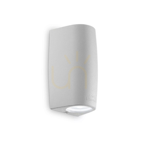 Prüfen Außenwandleuchte Ideallux Keope AP2 grau 2xGU10 IP54 147796