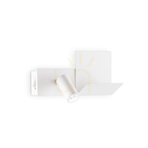 Prüfen Wandleuchte Ideallux Komodo 1 AP Bianco weiß LED 4,5W Metall 291789