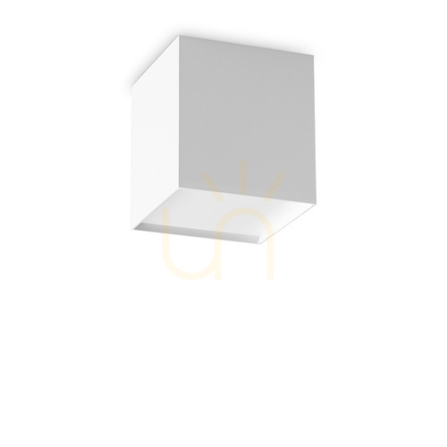 Prüfen Plafond Ideallux Kubiko Bianco weiß LED 10W 303321