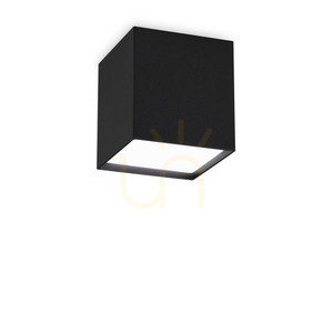 Plafond Ideallux KUBIKO PL NERO schwarz LED 10W 303314 small 0