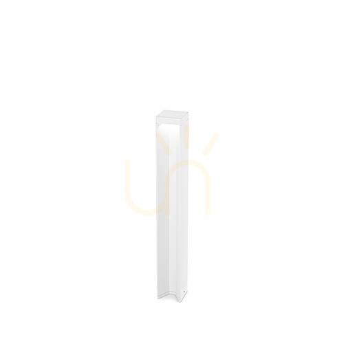 Prüfen Außenstehleuchte Ideallux Kurt PT Bianco weiß LED 3000K 65 cm 306841