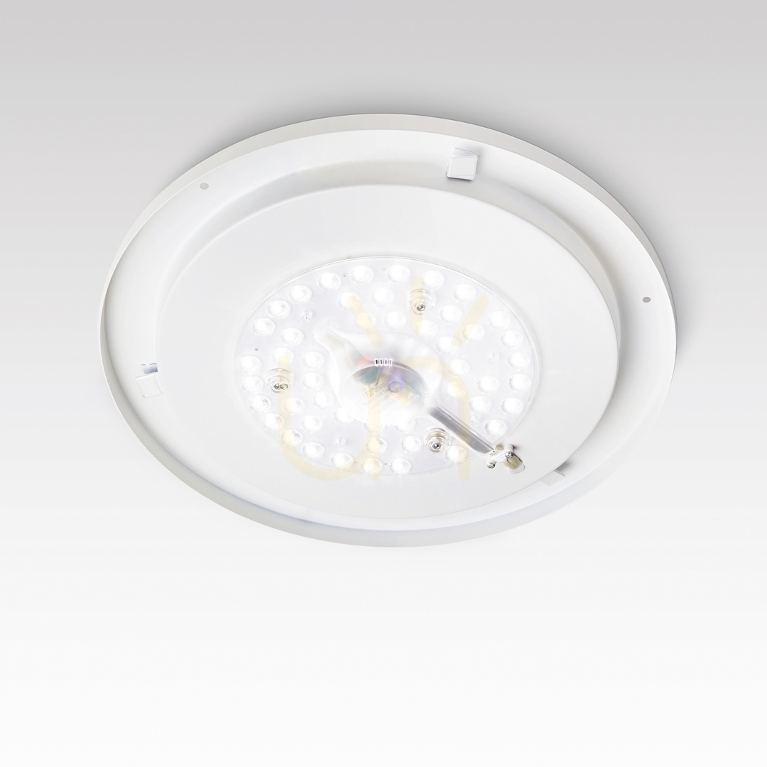 Anzeige Plafond Ideallux Level PL D58 LED 32W weiß Glas Metall 261188 Plafond Ideallux Level PL D58 LED 32W weiß Glas Metall 261188
