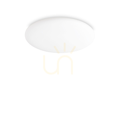 Prüfen Plafond Ideallux Level PL D58 LED 32W weiß Glas Metall 261188