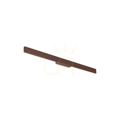 Prüfen Außenwandleuchte Ideallux Linea AP D104 Coffee LED 20W braun 313481