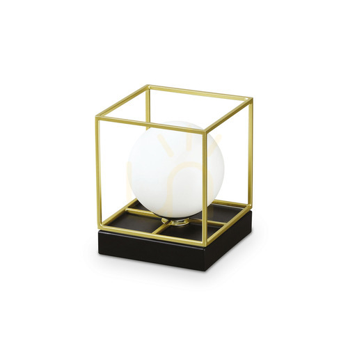 Prüfen Tischlampe Ideallux Lingotto TL1 Small Messing G9 259222