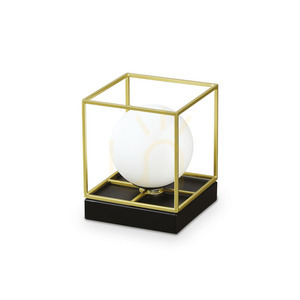 Tischlampe Ideallux Lingotto TL1 Small Messing G9 259222 small 0