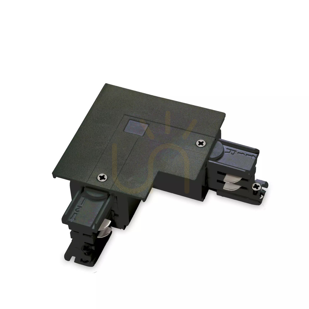 Aussicht L-Verbinder rechts Ideallux LINK Trim ON/OFF schwarz 188102 L-Verbinder rechts Ideallux LINK Trim ON/OFF schwarz 188102