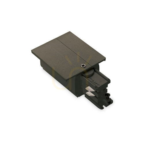 Prüfen Endanschluss Ideallux LINK Trim Main Connector End Right On-Off schwarz 188065