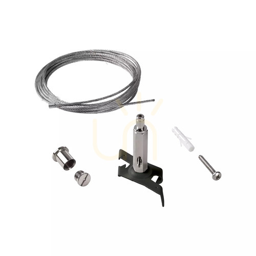 Prüfen Pendelleuchten-Zubehör Ideallux LINK Trimless Kit ohne Rosette 3 m schwarz 243283