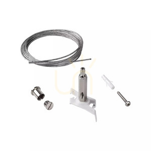 Pendelleuchten-Zubehör Ideallux LINK Trimless Kit ohne Rosette 3 m schwarz 243283 small 2