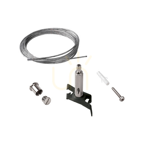 Prüfen Pendelleuchten-Zubehör Ideallux LINK Trimless Kit ohne Rosette 3 m schwarz 243283