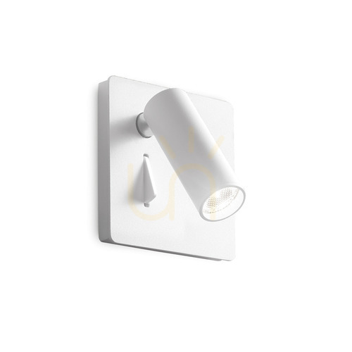 Prüfen Wandleuchte Ideallux Lite AP Bianco weiß LED 3W Metall 250106