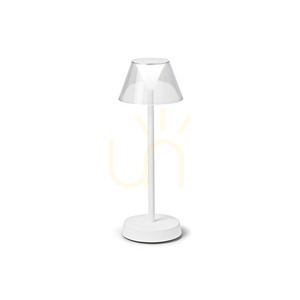 Tischleuchte Ideallux Lolita TL Bianco Weiß LED dimmbar Außen 286723 small 0