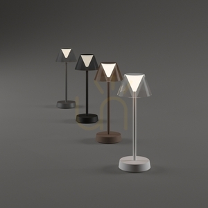 Tischleuchte Ideallux Lolita TL Cool Grey LED 1,8W dimmbar grau 286730 small 8