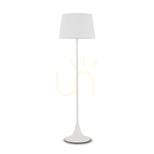 Stehlampe Ideallux London PT1 Bianco weiß E27 174 cm 110233 0 Stehlampe Ideallux London PT1 Bianco weiß E27 174 cm 110233 small 0