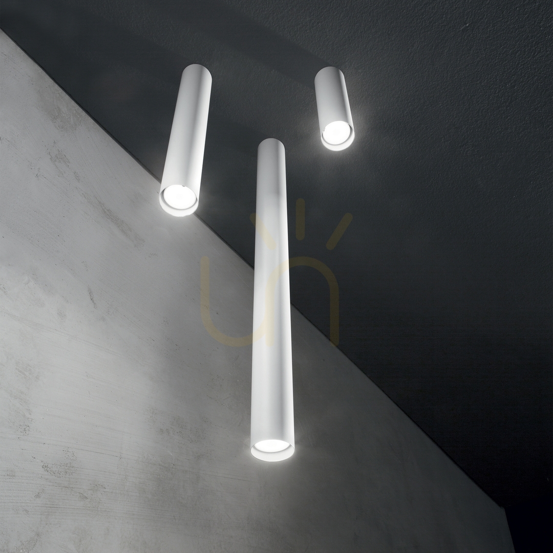 Aussicht Plafond Ideallux LOOK PL1 H40 BIANCO weiß GU10 233215 Plafond Ideallux LOOK PL1 H40 BIANCO weiß GU10 233215