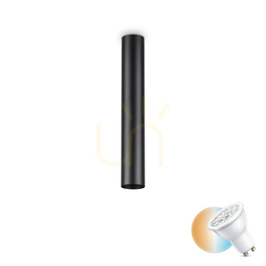 Plafond Ideallux Look PL1 H40 Nero schwarz GU10 233192 0 Plafond Ideallux Look PL1 H40 Nero schwarz GU10 233192 small 0