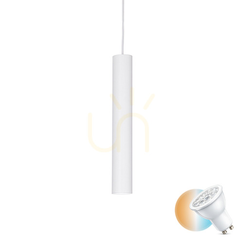 Prüfen Pendelleuchte Ideallux LOOK SP1 D06 Bianco Weiß GU10 104935