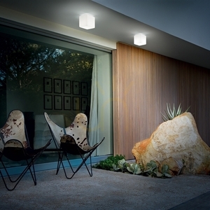 Außen Deckenleuchte Ideallux Luna PL1 D20 weiß E27 213194 1 Außen Deckenleuchte Ideallux Luna PL1 D20 weiß E27 213194 small 1
