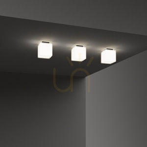 Außen Deckenleuchte Ideallux Luna PL1 D20 weiß E27 213194 2 Außen Deckenleuchte Ideallux Luna PL1 D20 weiß E27 213194 small 2