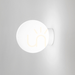 Wandleuchte Ideallux MAPA BIANCO AP1 D15 weiß Glas Metall G9 059808 small 2