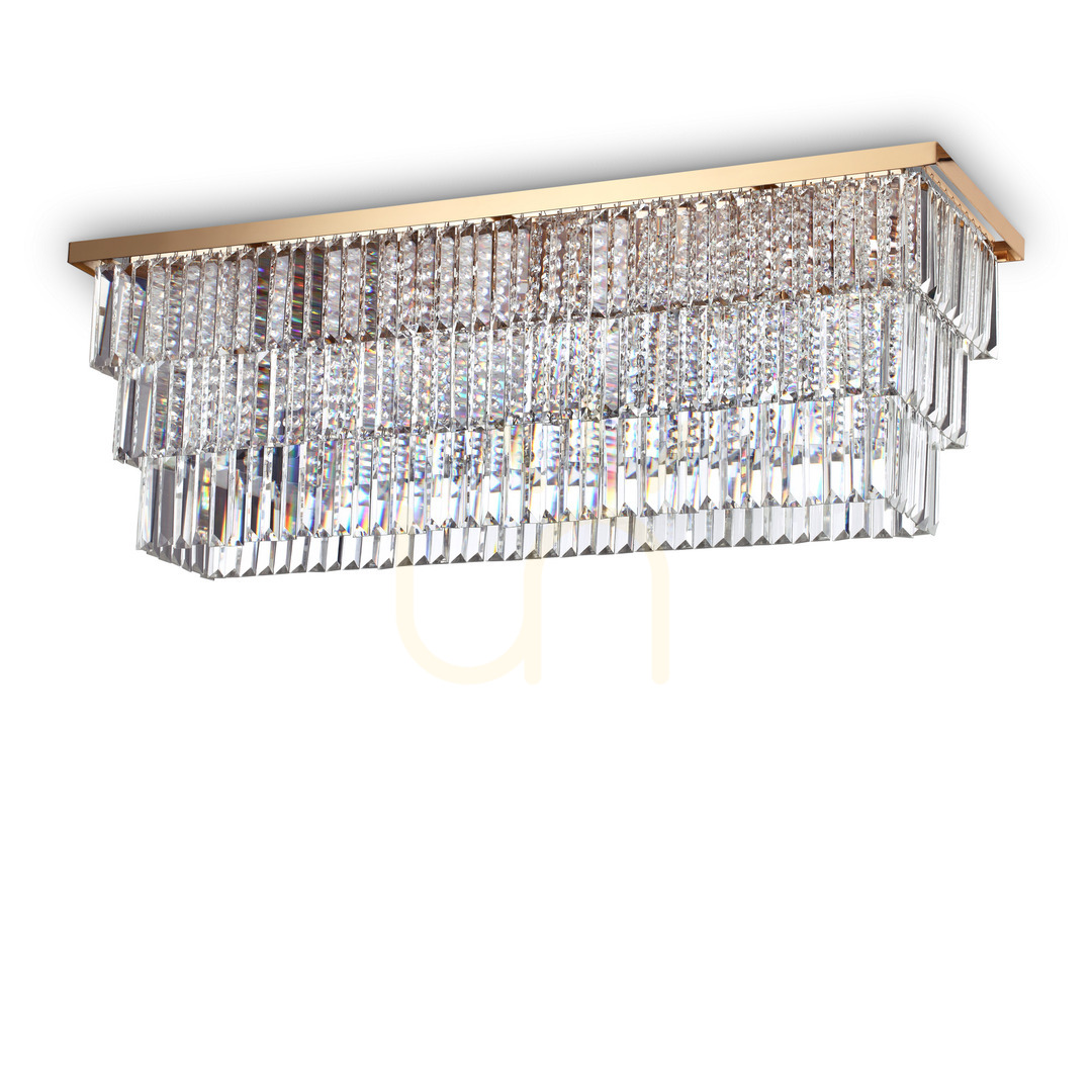 Prüfen Plafond Ideallux Martinez PL8 Gold Kristall 8xE14 213569 Plafond Ideallux Martinez PL8 Gold Kristall 8xE14 213569