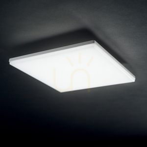 Außen Deckenleuchte Ideallux MIB Square weiß LED 18W 4000K 30 cm 202921 small 1