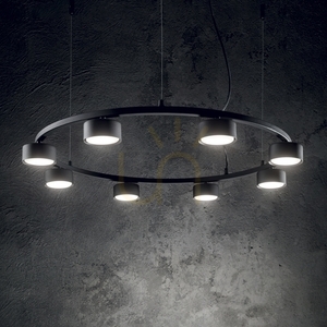 Pendelleuchte Ideallux Minor Round SP8 schwarz 235547 small 1