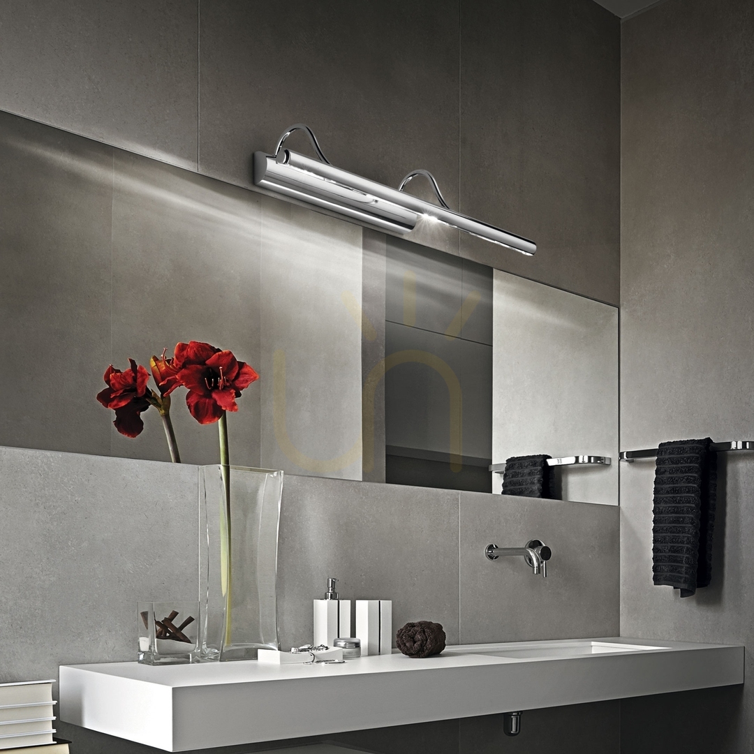 Aussicht Wandleuchte Ideallux MIRROR-10 AP4 Messing Champagner 4-flammig G9 017310 Wandleuchte Ideallux MIRROR-10 AP4 Messing Champagner 4-flammig G9 017310