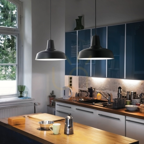 Prüfen Pendelleuchte Ideallux MOBY SP1 RAME Kupfer Metall E27 Ø35 cm 093697