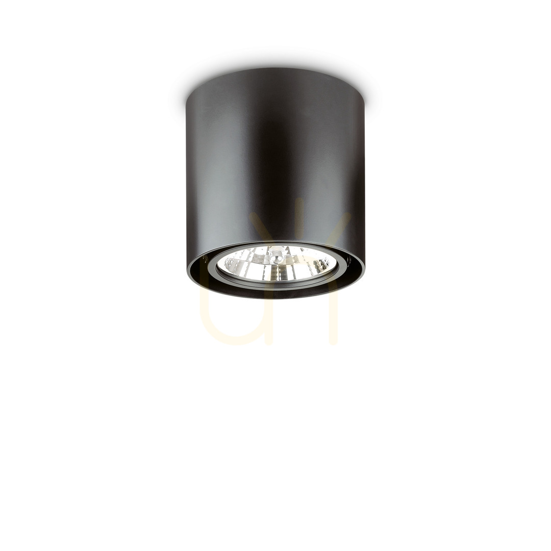 Vorschau Plafond Ideallux Mood PL1 D15 Round Nero schwarz GU10 243450 Plafond Ideallux Mood PL1 D15 Round Nero schwarz GU10 243450