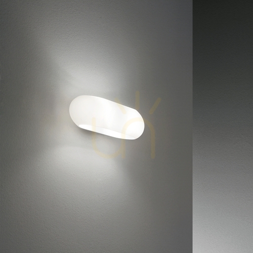 Prüfen Wandleuchte Ideallux Moris AP2 weiß Glas G9 2-flammig 034546