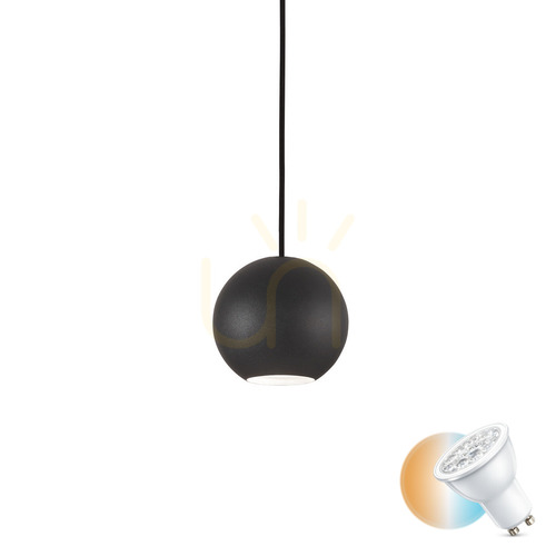 Prüfen Pendelleuchte Ideallux MR Jack SP1 Small schwarz GU10 Metall 231259