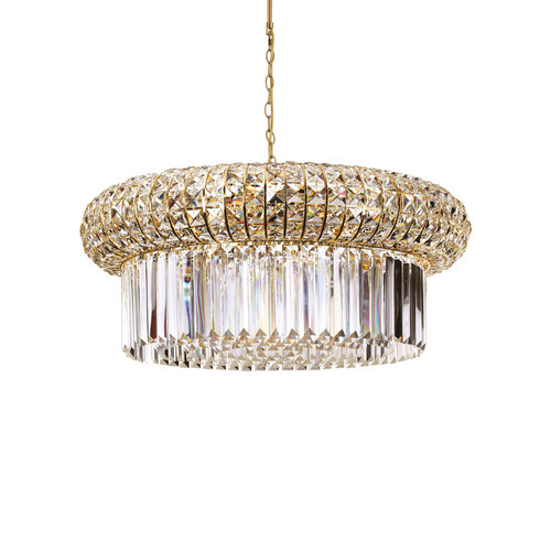 Prüfen Pendelleuchte Ideallux Nabucco SP16 Gold Glas Metall 70 cm 237800