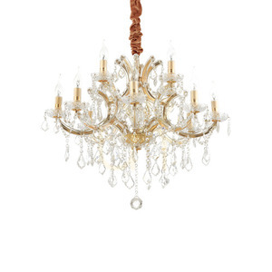 Pendelleuchte Ideallux Napoleon SP12 Oro Gold Kristall Glas 12-flammig 167404 small 0