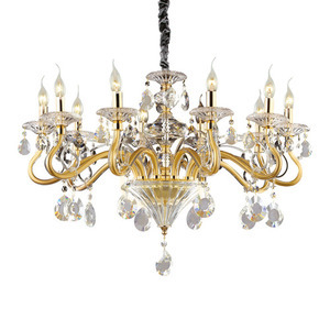 Pendelleuchte Ideallux Negresco SP10 Gold Kristall Glas 10-flammig 087771 small 0